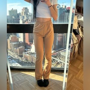 Brown colored pants